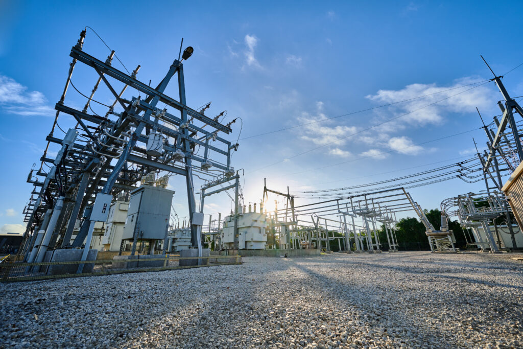 Ground view of NBU's Hortontown Substation