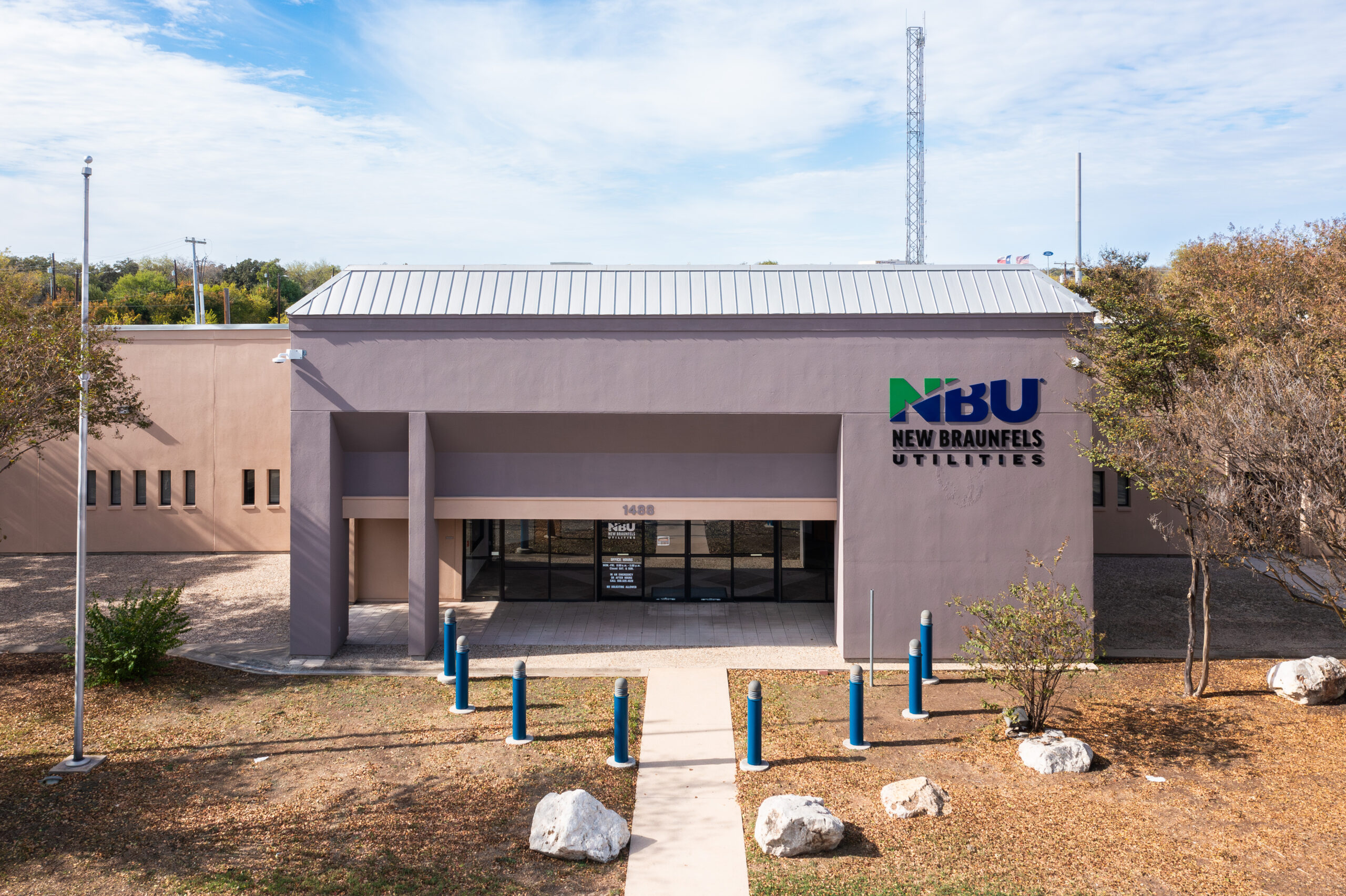 Front image of the NBU Customer Solutions Center 